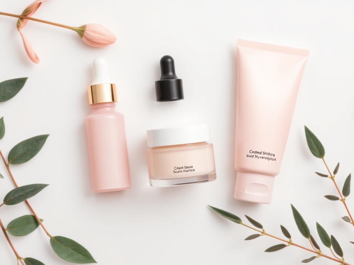 Sérum, hidratante e protetor solar da linha Aurora Cosméticos